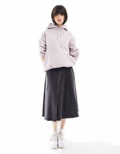 ナイキ レディース パーカー・スウェット アウター Nike Phoenix Fleece oversized hoodie in violet Violet