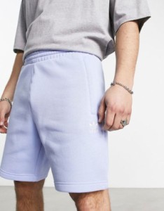 アディダス メンズ ハーフパンツ・ショーツ ボトムス adidas Originals House of Essentials shorts in blue MID BLUE