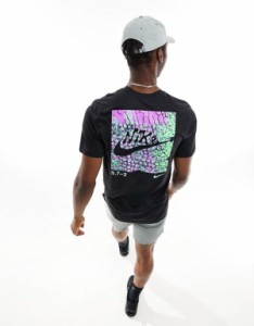 ナイキ メンズ Tシャツ トップス Nike Training Dri-FIT Dye 3 T-shirt in black Black