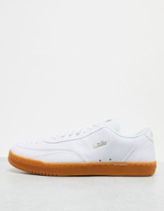 ナイキ メンズ スニーカー シューズ Nike Court Vintage Premium sneakers in white WHITE