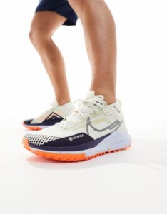 ナイキ メンズ スニーカー シューズ Nike Pegasus Trail 4 sneakers in cream and orange CREAM