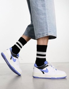 ナイキ メンズ スニーカー シューズ Nike Full Force Low sneakers in blue and white MID BLUE