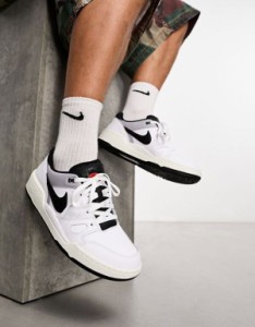 ナイキ メンズ スニーカー シューズ Nike Full Force Low sneakers in black and white Black