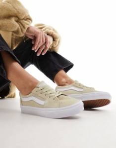 バンズ レディース スニーカー シューズ Vans Sk8-Low sneakers in beige BEIGE