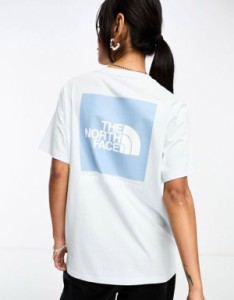 ノースフェイス レディース Tシャツ トップス The North Face NSE Box t-shirt in light blue LIGHT BLUE