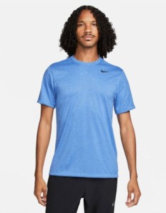 ナイキ メンズ Tシャツ トップス Nike Training Dri-Fit Legend t-shirt in blue MBLUE