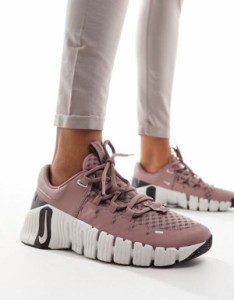 ナイキ レディース スニーカー シューズ Nike Free Metcon 5 sneakers in mauve STONE