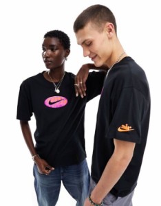 ナイキ レディース Tシャツ トップス Nike Air Max day graphic t-shirt in black Black