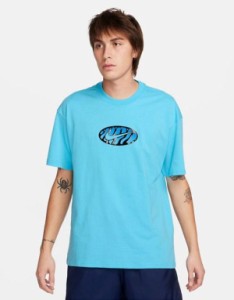 ナイキ メンズ Tシャツ トップス Nike Air Max day graphic T-shirt in blue BLUE