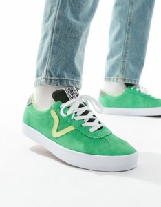 バンズ レディース スニーカー シューズ Vans Sport Low sneakers in green and yellow GREEN