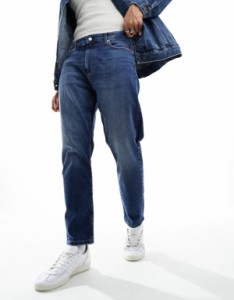 カルバンクライン メンズ デニムパンツ ボトムス Calvin Klein Jeans dad jeans in mid wash Denim medium