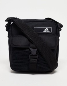 アディダス レディース ショルダーバッグ バッグ adidas Originals Amplifier 2 Festival Crossbody bag in black Black