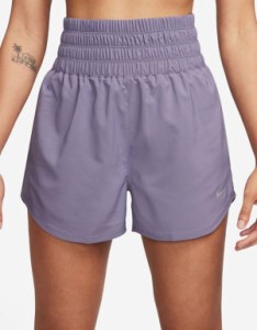 ナイキ レディース ハーフパンツ・ショーツ ボトムス Nike One Training Dri-FIT ultra high rise 3-inch shorts in purple PURPLE