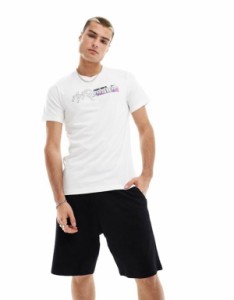 ナイキ メンズ Tシャツ トップス Nike Air backprint t-shirt in white WHITE