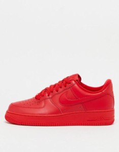 ナイキ レディース スニーカー シューズ Nike Air Force 1 '07 sneakers in red RED