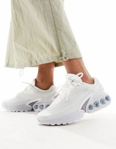 ナイキ レディース スニーカー シューズ Nike Air Max DN unisex sneakers in white and silver WHITE