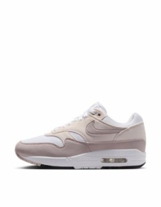 ナイキ レディース スニーカー シューズ Nike Air Max 1 sneakers in white and pink Pink