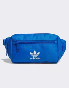 アディダス メンズ ボディバッグ・ウエストポーチ バッグ adidas Originals belt bag in blue MID BLUE