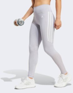 アディダス レディース レギンス ボトムス adidas Performance Mat Mix sports leggings in gray Gray