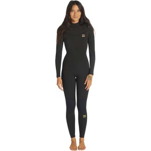 ビラボン レディース 上下セット 水着 3/2mm Synergy Back-Zip Full Wetsuit - Women's Wild Black