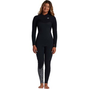 ビラボン レディース 上下セット 水着 4/3mm W Furnace Comp Chest-Zip Full Wetsuit - Women's Midnight Trails