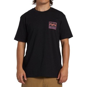 ビラボン メンズ Tシャツ トップス Crayon Wave Short-Sleeve Shirt - Men's Black