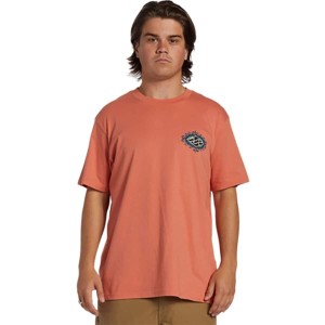 ビラボン メンズ Tシャツ トップス Crayon Wave Short-Sleeve Shirt - Men's Coral