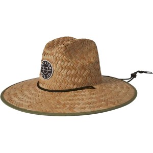 ブリクストン レディース 帽子 アクセサリー Crest Sun Hat Tan/Olive Surplus