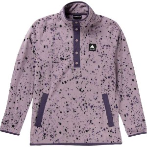 バートン メンズ ジャケット・ブルゾン アウター Hearth Fleece Anorak Jacket - Men's Elderberry Spatter