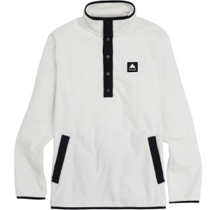 バートン メンズ ジャケット・ブルゾン アウター Hearth Fleece Anorak Jacket - Men's Stout White