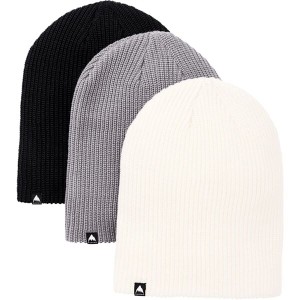 バートン レディース 帽子 アクセサリー Recycled DND Beanie - 3-Pack True Black/Sharkskin/Stout White