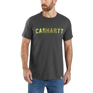 カーハート メンズ Tシャツ トップス Force Relaxed Fit MW Short-Sleeve Graphic T-Shirt - Men's Carbon Heather