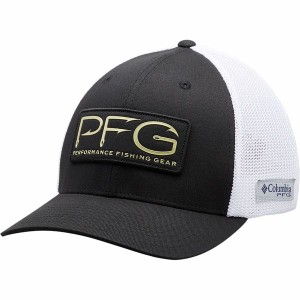 コロンビア レディース 帽子 アクセサリー PFG Mesh Hooks Trucker Hat Black/Gold