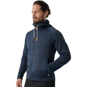 フェールラーベン メンズ パーカー・スウェット アウター Ovik Fleece Hooded Jacket - Men's Navy