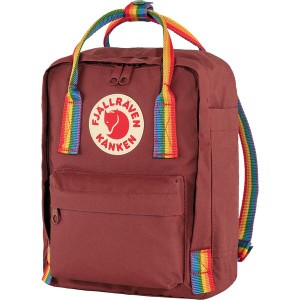 フェールラーベン メンズ バックパック・リュックサック バッグ Kanken Rainbow Mini 7L Backpack Ox Red/Rainbow Pattern