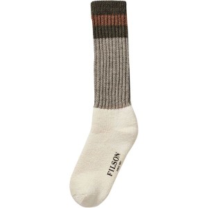 フィルソン メンズ 靴下 アンダーウェア 1970s Logger Thermal Sock Green/Brown