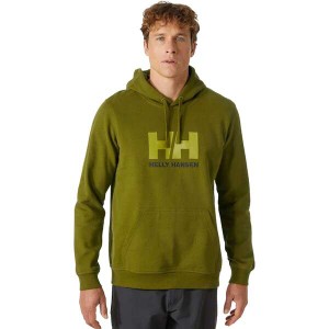 ヘリーハンセン メンズ パーカー・スウェット アウター Logo Pullover Hoodie - Men's Olive Green