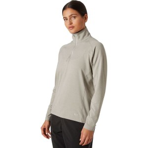 ヘリーハンセン レディース Tシャツ トップス Verglas 1/2-Zip Top - Women's Mellow Grey