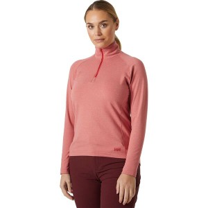 ヘリーハンセン レディース Tシャツ トップス Verglas 1/2-Zip Top - Women's Poppy Red