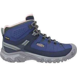 キーン レディース ブーツ・レインブーツ シューズ Targhee III Mid Waterproof Hiking Boot - Women's Vintage Indigo/Peachy Keen