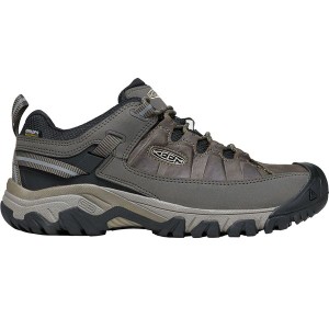 キーン メンズ スニーカー シューズ Targhee III Waterproof Leather Wide Hiking Shoe - Men's Bungee Cord/Black