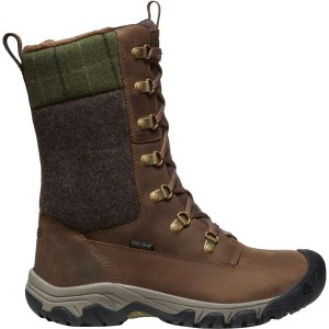 キーン レディース ブーツ・レインブーツ シューズ Greta Tall WP Boot - Women's Dark Earth/Green Plaid