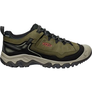 キーン メンズ ブーツ・レインブーツ シューズ Targhee IV WP Wide Hiking Boot - Men's Dark Olive/Gold Flame