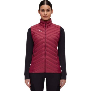 マムート レディース ベスト トップス Albula IN Hybrid Vest - Women's Blood Red