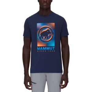 マムート メンズ Tシャツ トップス Trovat T-Shirt Mammut - Men's Marine