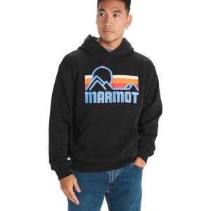 マーモット メンズ パーカー・スウェット アウター Coastal Hoodie - Men's Black