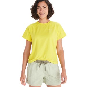 マーモット レディース Tシャツ トップス Windridge Short-Sleeve T-Shirt - Women's Yellow Blaze