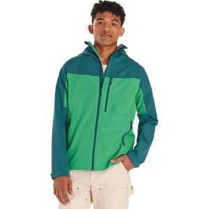 マーモット メンズ ジャケット・ブルゾン アウター ROM Softshell Jacket - Men's Dark Jungle/Clover