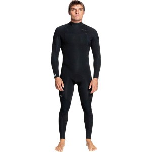 クイックシルバー メンズ 上下セット 水着 3/2 Sessions BZ Wetsuit - Men's Black