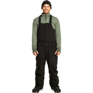 クイックシルバー メンズ カジュアルパンツ ボトムス Utility Bib Pant - Men's True Black